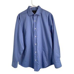 Mens Banana Republic Blue VTG Long Sleeve Button-Down Shirt L Cotton 8915